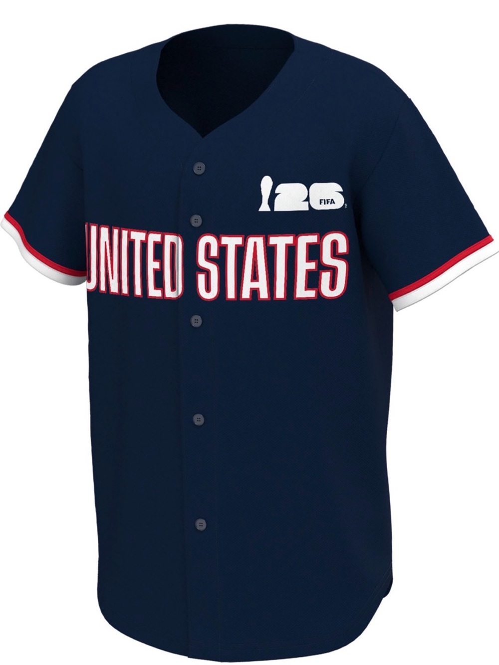 FIFA 2026 World Cup United States Baseball Jersey Men’s 2XL NWT - Picture 2 of 6